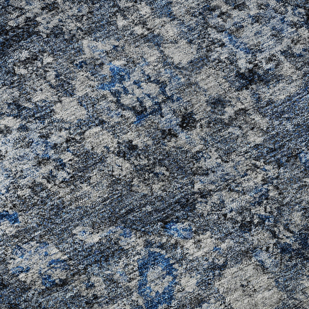 Premium Machine Washable Mayfield AMF651 Blue 9' x 12' Rug