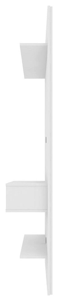 Libra Long Floating 45.35 Entertainment Center in White