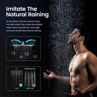 Ceiling Mounted 2-Function Shower System, Rough, Valve, Brushed Nickel