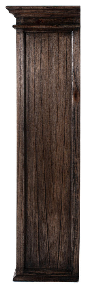Black Wash Bookshelf Hutch