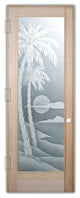 Interior Prehung Door or Interior Slab Door - Palm Sunset - Douglas Fir...