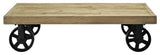 Garrison Wood Top Coffee Table, Brown