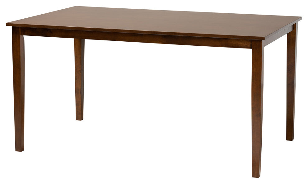 Aletta Modern Collection, Gray/Walnut Brown, 7-Piece Dining Set