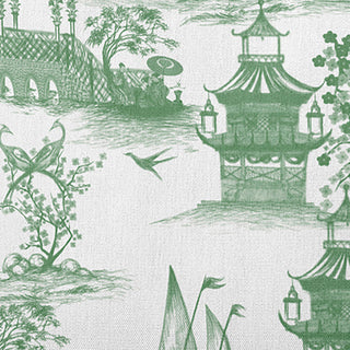 China Old Polyester Indoor Pillow, Green, 18"x18"
