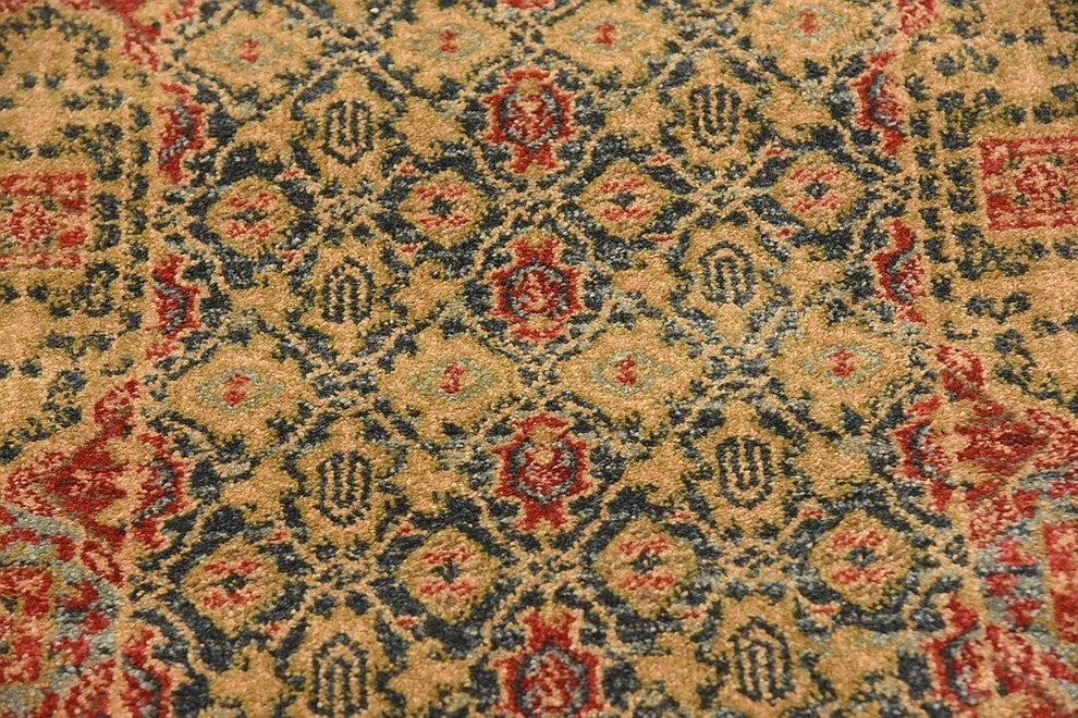 Unique Loom Navy Blue Jefferson Palace 2' 0 x 6' 0 Runner Rug