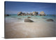 "Brignogan beach in Bretagne" Wrapped Canvas Art Print, 24"x16"x1.5"