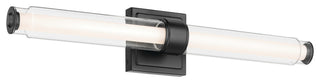 26.5" Linear Bath Bar Medium LED With Clear Glass