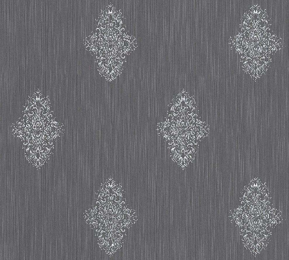 Luxury, A High Quality Ensemble Brown Wallpaper Roll, Traditional Wall Decor
