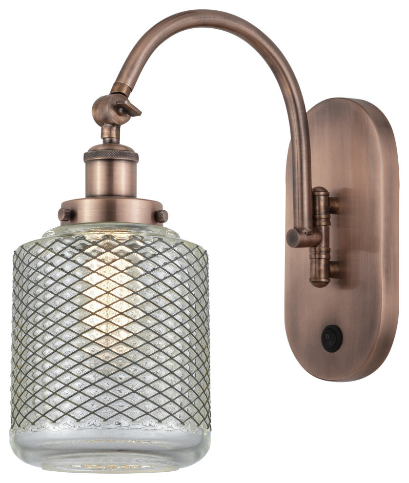 Innovations 918-1W-AC-G262-LED 1-Light Sconce, Antique Copper