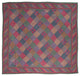 Tartan Log Cabin Quilt Queen 85"X95"