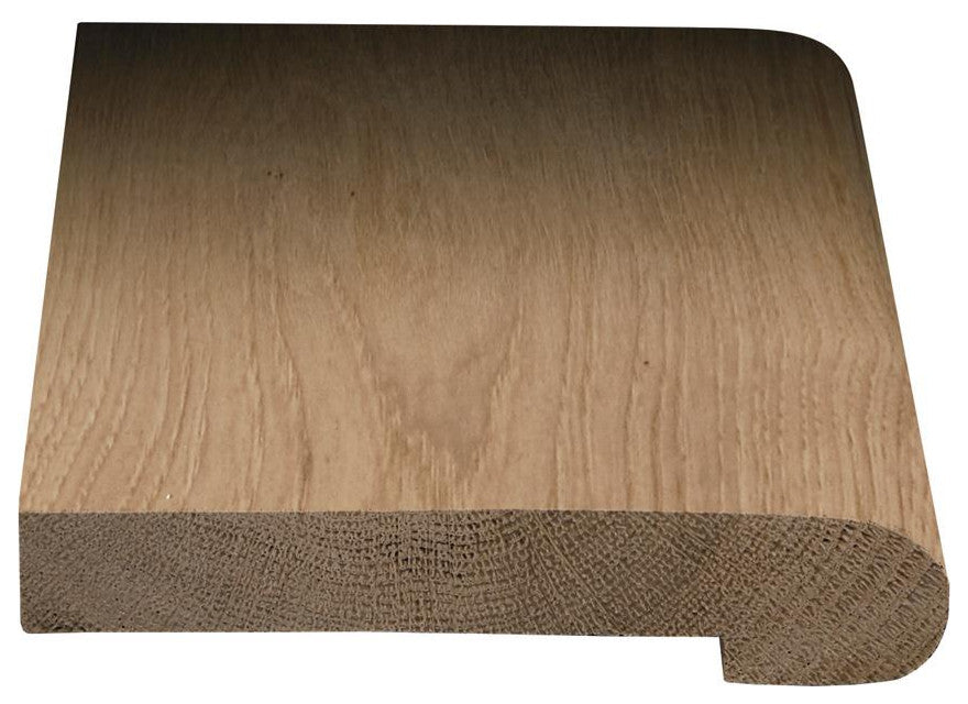 Hickory Stair Nose, 9/16"x2-3/8"x78", Wood Molding-Dumpling