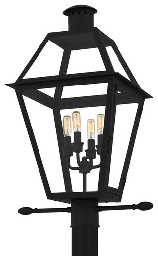 Quoizel RO9014 Rue De Royal 4 Light 26" Tall Outdoor Single Head - Earth Black