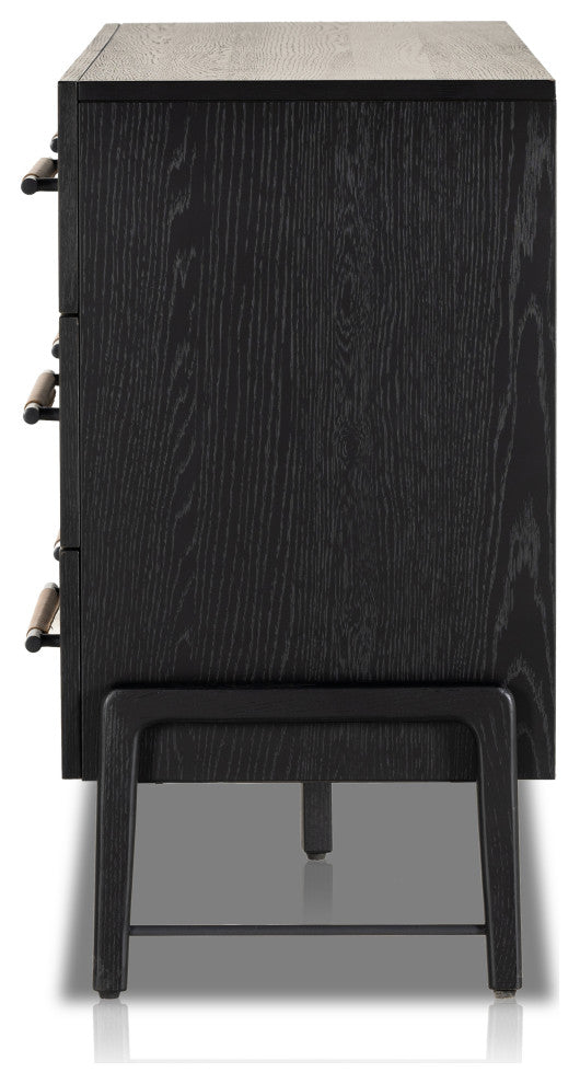 Rosedale 6 Drawer Dresser-Ebony Oak