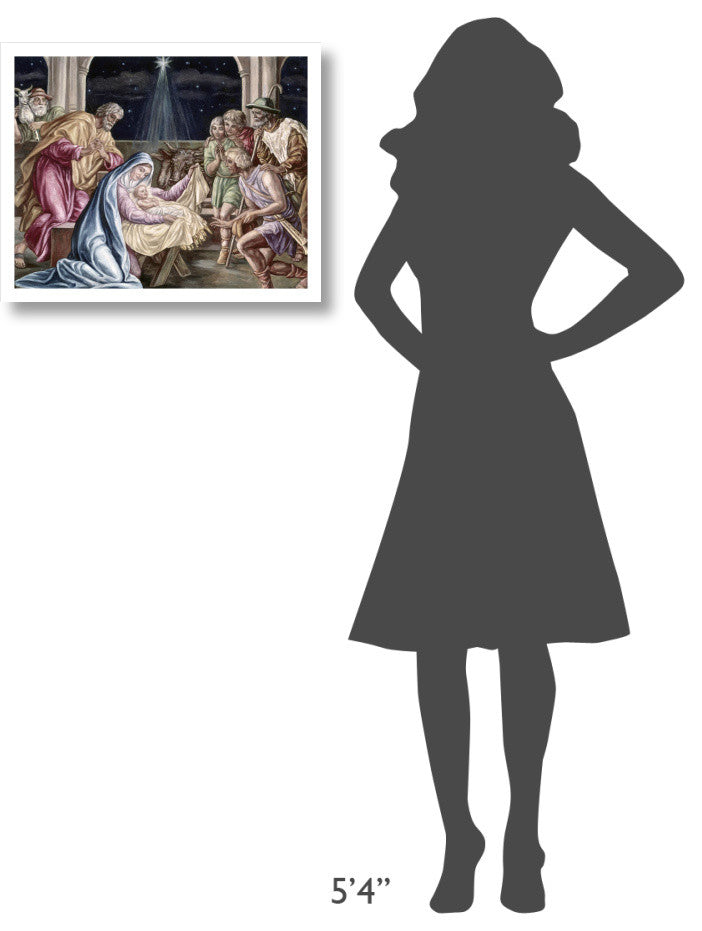 "Birth of Our Lord" Paper Print by Julius Schnorr von Carolsfeld, 24"x19"