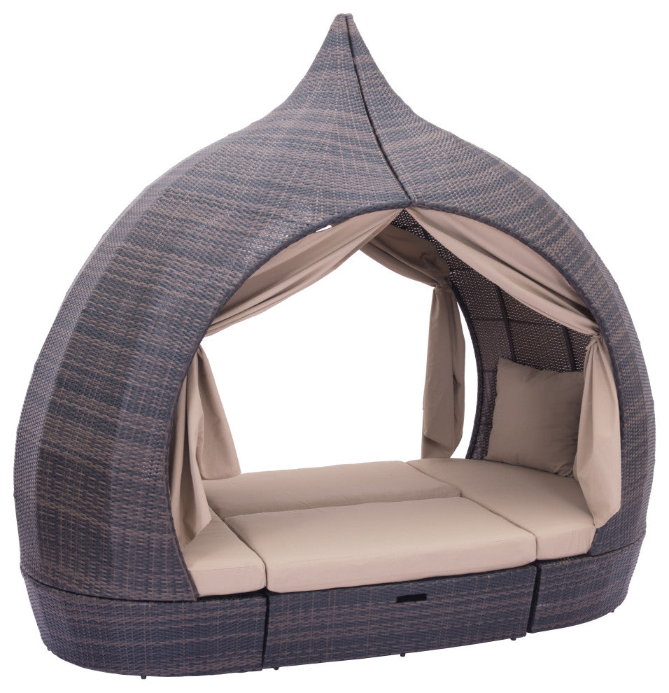 Majorca Daybed Brown and Beige