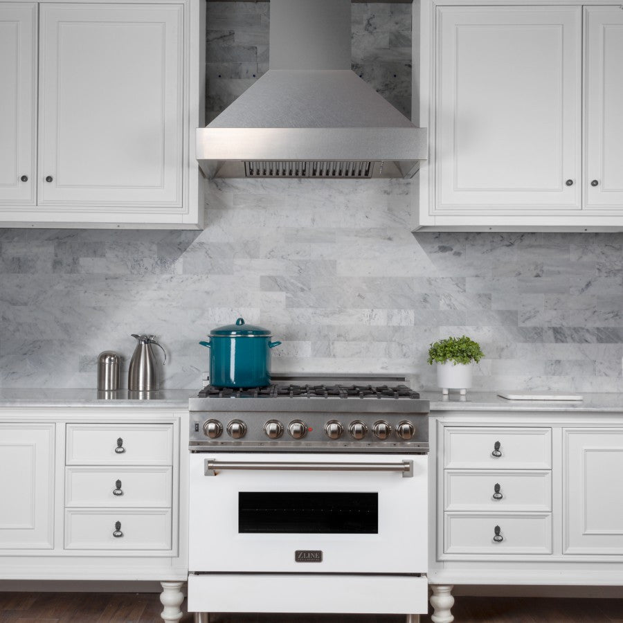 DuraSnow Stainless Steel Range Hood with DuraSnow Shell