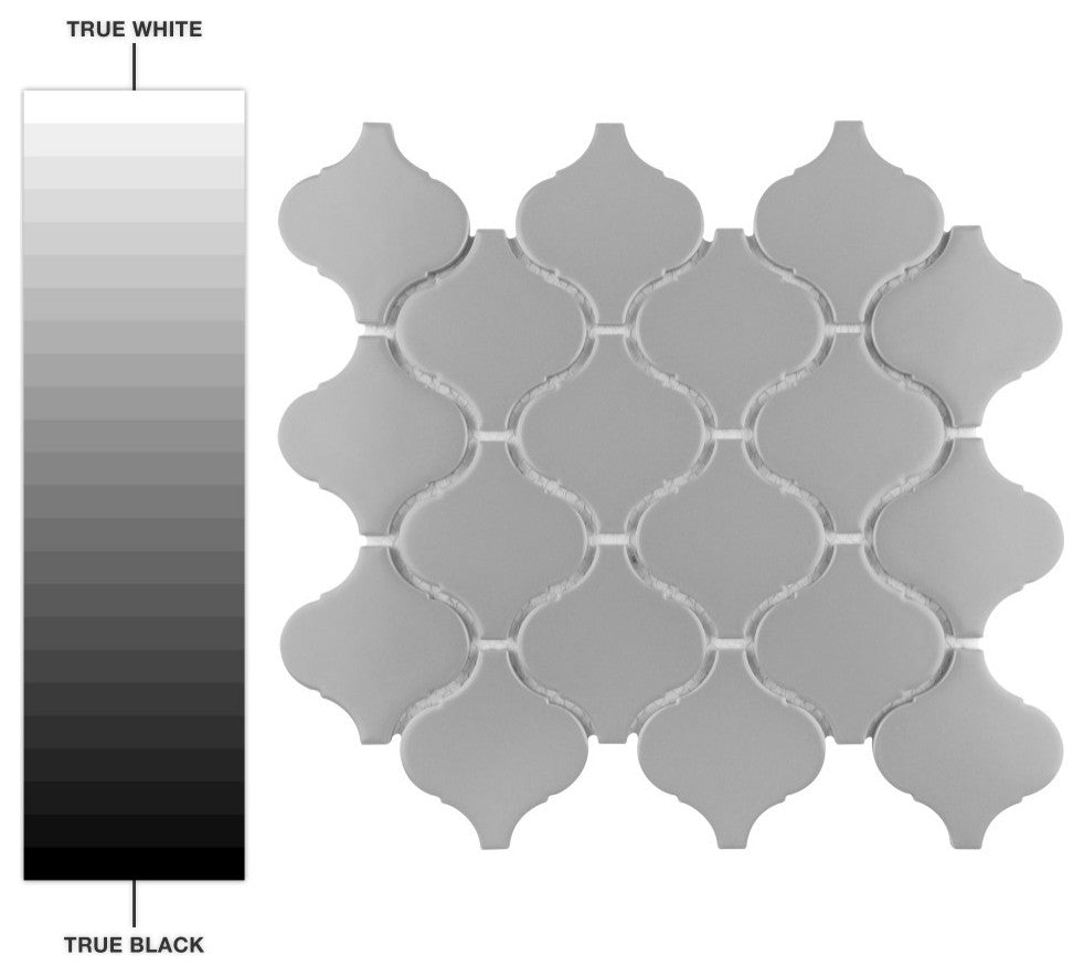 Metro Lantern Matte Light Grey Porcelain Floor and Wall Tile