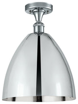 Ballston Dome Semi-Flush Mount, Polished Chrome, Polished Chrome