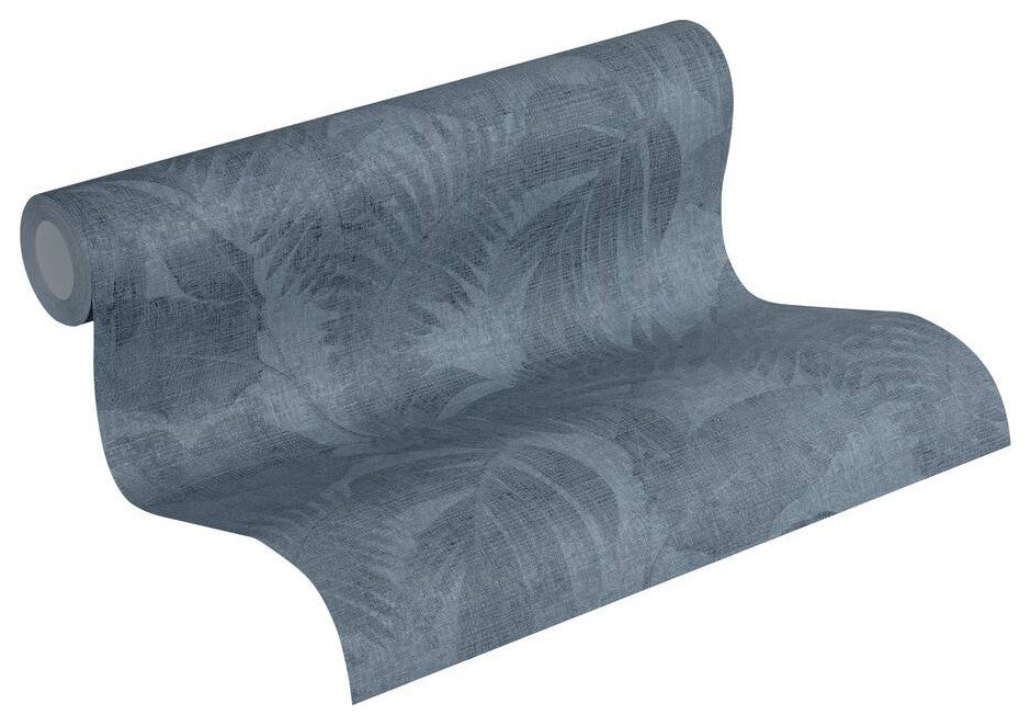 Botanical Jungle Textured Wallpaper Featuring Tropical Leaves, 373965