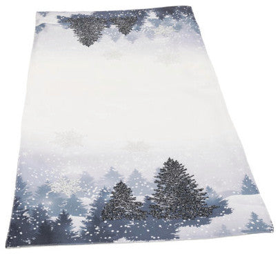 Winter Wonderland Double layer 16 by 36-Inch Christmas Table Runner