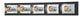 Troy Runyan 5-Light Bath Bracket B3545-PC/SBK, Polished Chrome/Soft Black