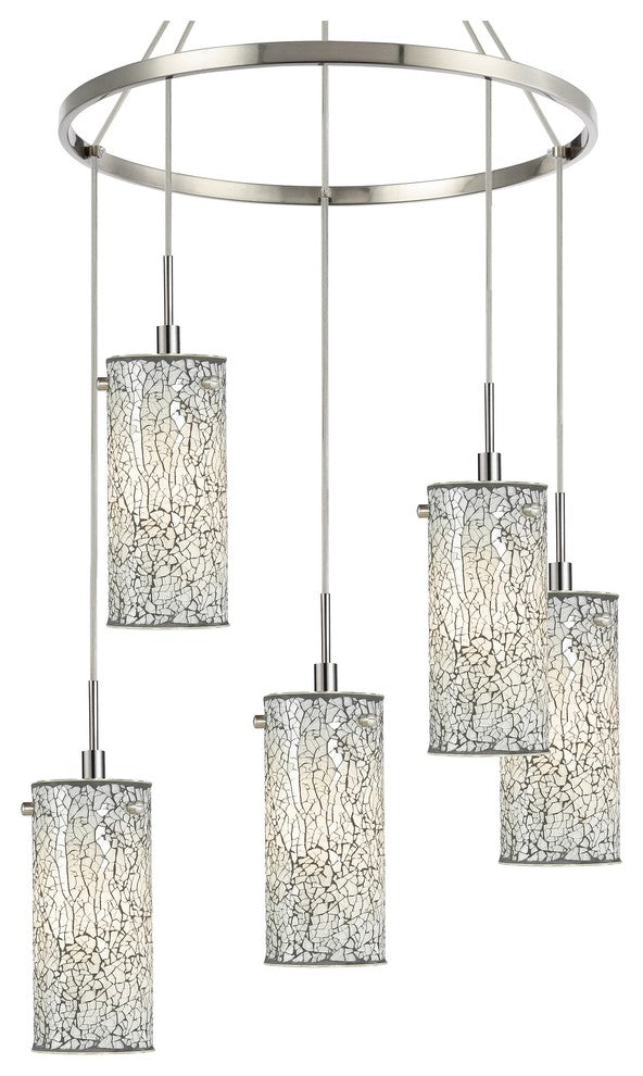 Woodbridge Lighting Tube 5-Light Pendant Chandelier