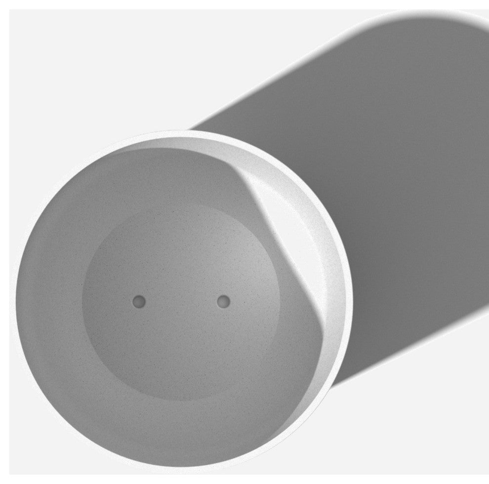 Pure Series Kona Planter, White, 20 Inches, 1 Pack