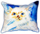Betsy Drake Junior the Cat Small Indoor/Outdoor Pillow 11x14