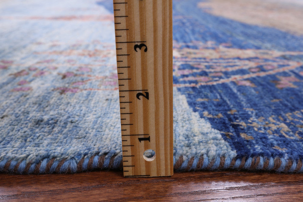 8' 2" X 10' 4" Tribal Persian Gabbeh Handmade Wool Rug Q8017