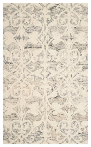 Safavieh Chatham 8' X 10' Hand Tufted Wool Rug in Light Gray and Ivory