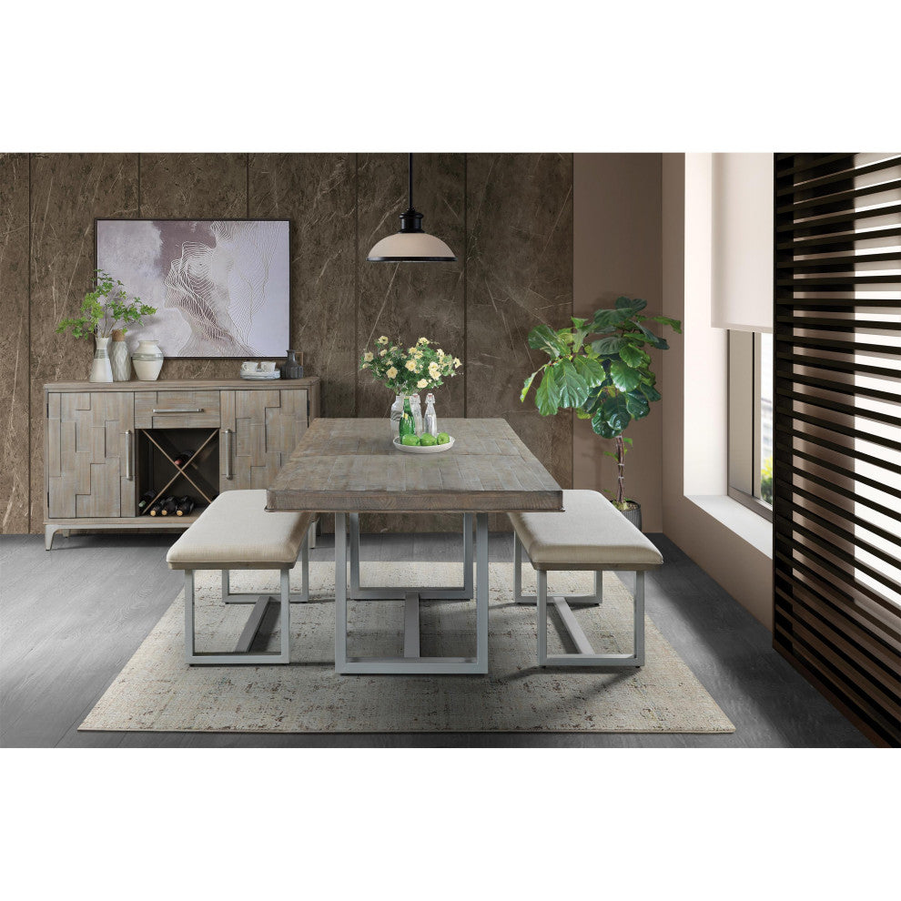 Riverside Furniture Intrigue Upholstered Dining Bench