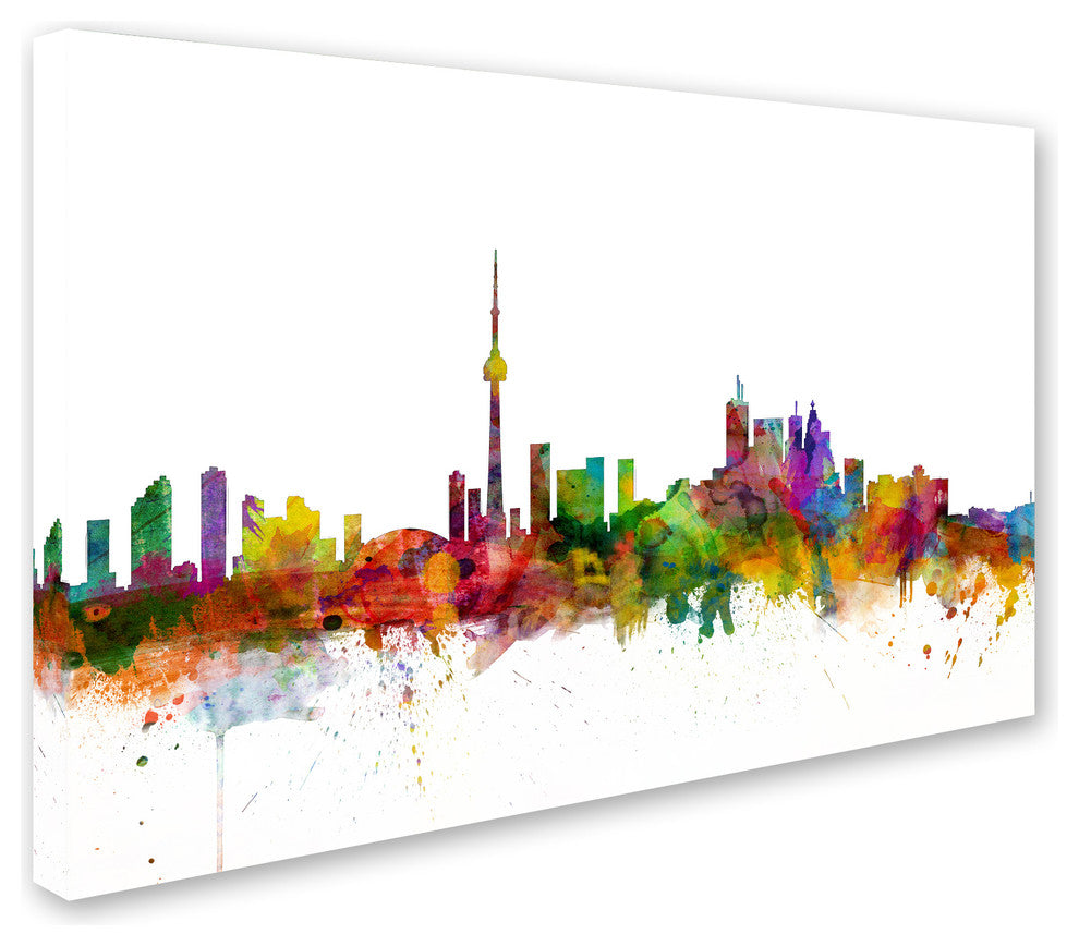 'Toronto, Canada Skyline' Canvas Art by Michael Tompsett