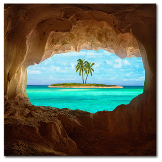 Matt Anderson 'Paradise' Canvas Art, 14x14