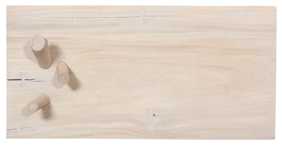 Branch Waterfall Coffee Table, Bleached