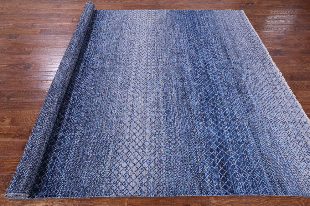 7' 11" X 10' 1" Handmade Savannah Grass Wool Rug - Q13249