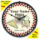 19101023 Add Your Name Pizza Parlor Clock