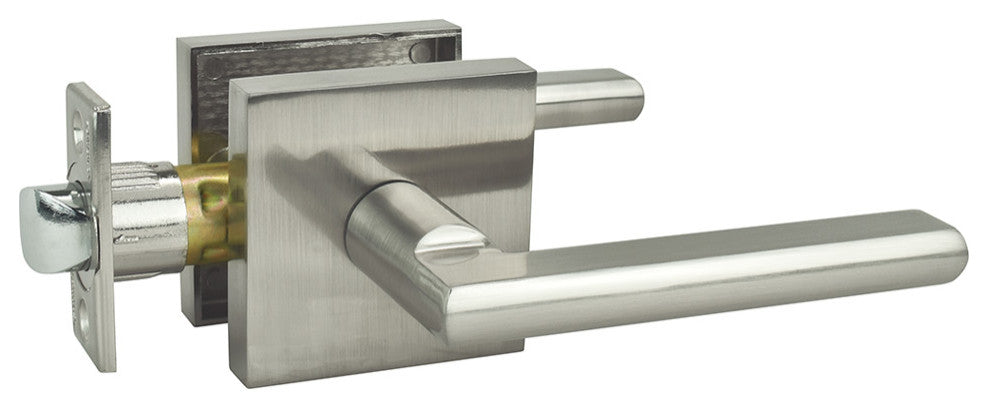 Nuk3y Hulk Series Lever Door Handle Slim Square Modern Contemporary Lever Set, S