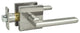 Nuk3y Hulk Series Lever Door Handle Slim Square Modern Contemporary Lever Set, S