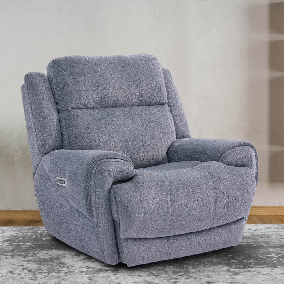 Spartacus Oyster Power Reclining Sofa and Loveseat