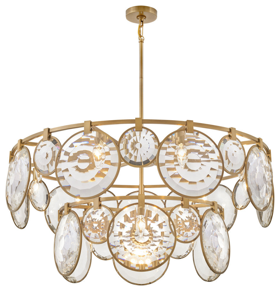 Fredrick Ramond Nala Large Multi Tier, Heritage Brass