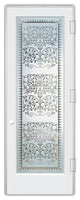 Pantry Door - Victorian Lace - Primed - 28" x 96" - Knob on Left - Push Open