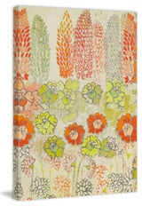 "Big Orange II" Painting Print on Wrapped Canvas
