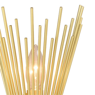 Nikko Two Light Wall Sconce, Gold