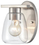 1 Light 7" Brushed Nickel Sconce