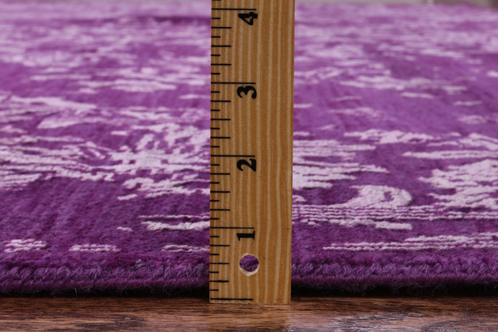 8' 11" X 12' 3" Persian Wool and Silk Hand Knotted Rug Q11762