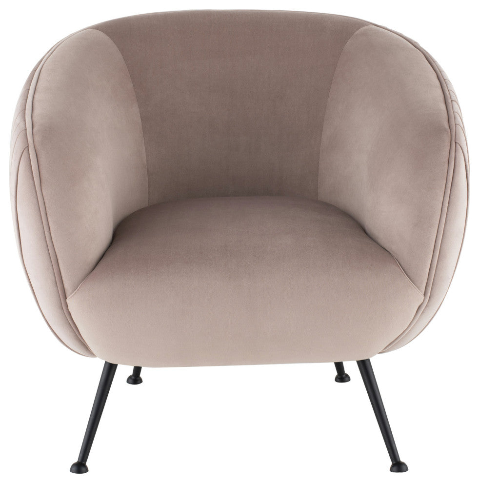 Sofia Blush Fabric Occasional Chair, HGDH138