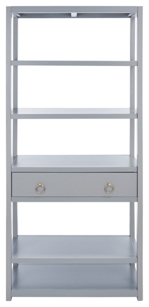 Safavieh Johni 1 Drawer 5 Shelf Etagere, Grey