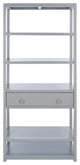 Safavieh Johni 1 Drawer 5 Shelf Etagere, Grey