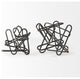 Henderson 10.4Lx8.3Wx7.7H Black Metal Paperclip Decorative Object