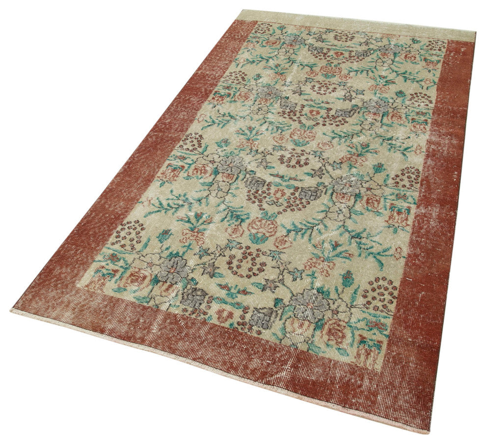 Rug N Carpet - Handwoven Oriental 3' 10" x 8' 3" One-of-a-Kind Small Area Rug